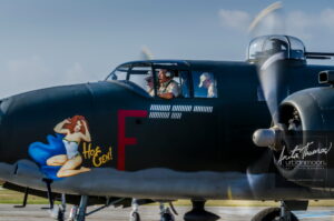 Aviation photography - Hot Gen on the move! The North American B-25J Mitchell Mk. III taxis on the runway at the 2013 Brantford Charity Airshow.
(C)Anita Thomas All Rights Reserved. b mitchell