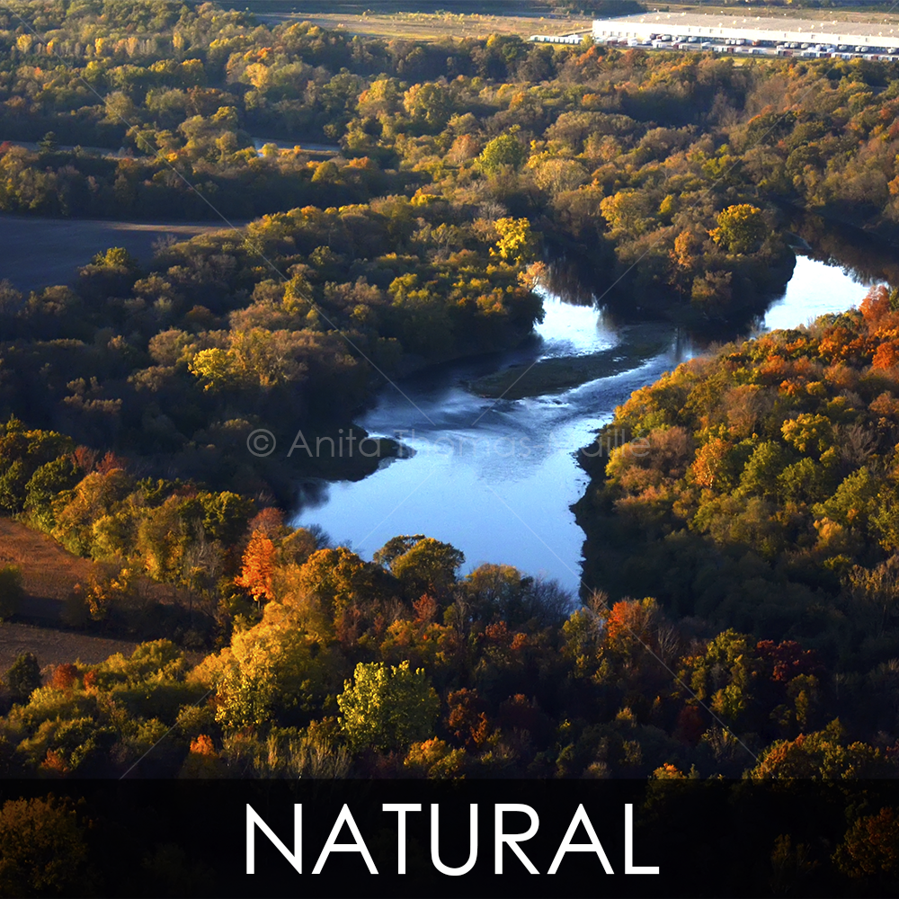 aerial photography natural