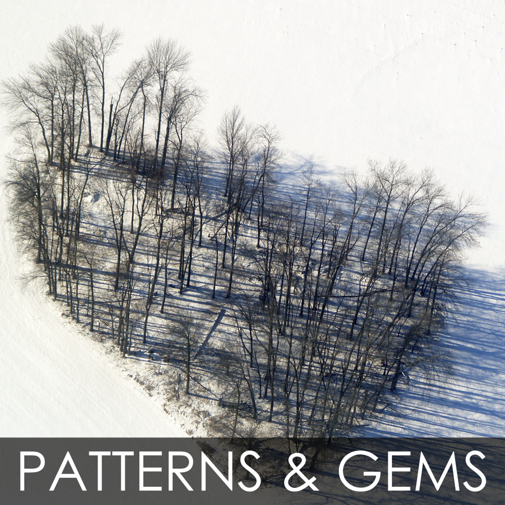 aerial photography patterns and gems