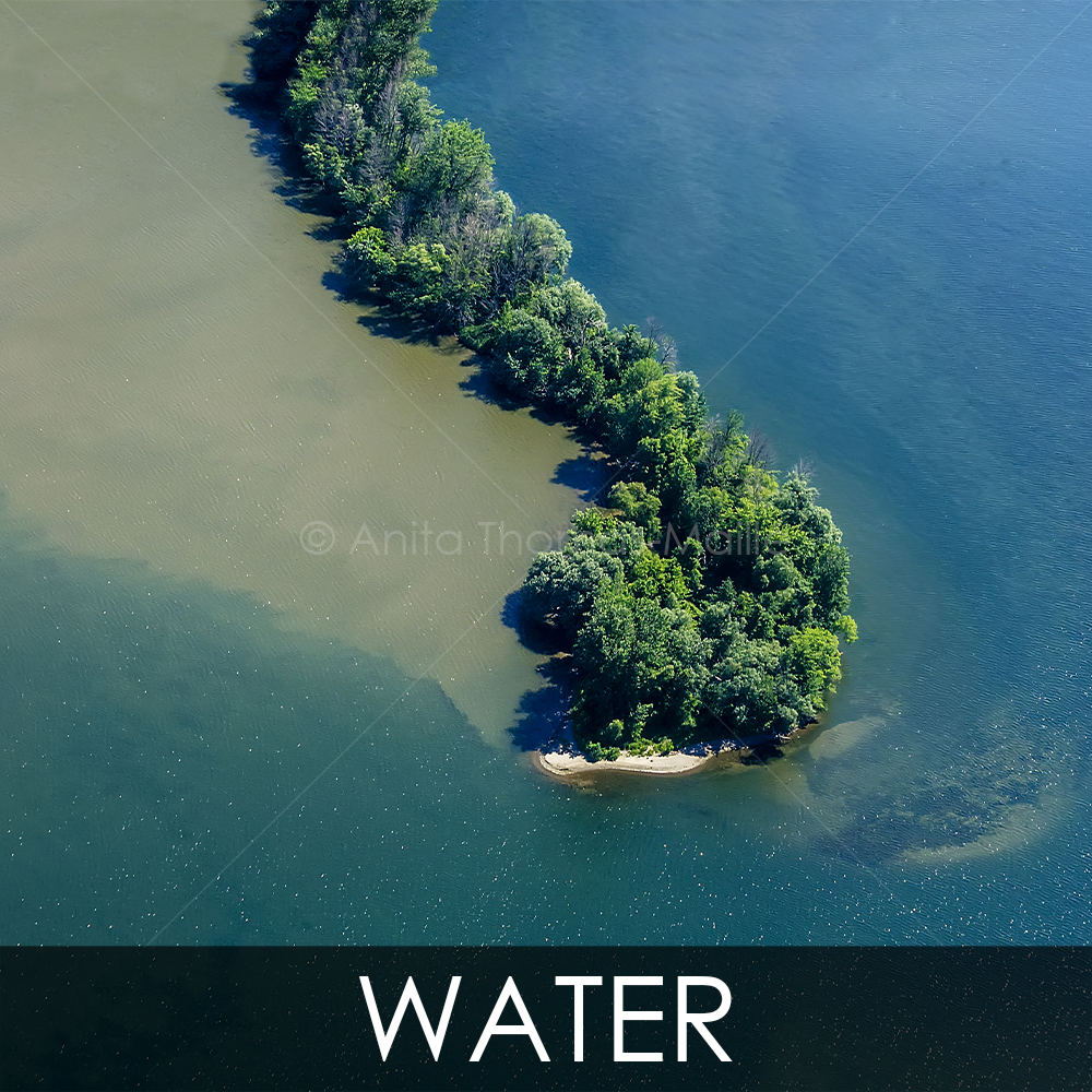 aerial photography water