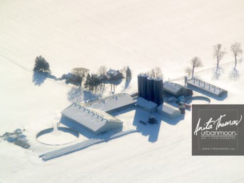 Aerial photography - A farm in winter in rural Southern Ontario, Canada
© Anita Thomas - Urbanmoon. All Rights Reserved. a farm in winter