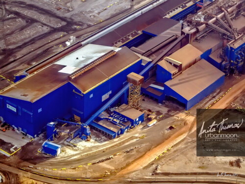 Aerial photography – U.S. Steel production plant in Hamilton, Ontario, Canada.
© Anita Thomas - Urbanmoon. All Rights Reserved. aerial industrial