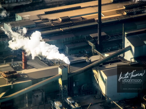 Aerial photography – ArcelorMittal Dofasco in Hamilton, Ontario.
© Anita Thomas - Urbanmoon. All Rights Reserved. aerial industrial