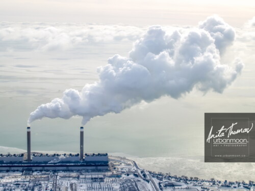 Aerial photography – Nanticoke coal production plant on Lake Erie in Ontario.
© Anita Thomas - Urbanmoon. All Rights Reserved. aerial industrial nanticoke