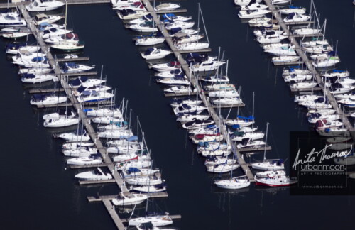 Aerial photography - Aerial of boats docked at Harbour West Marina in McCassa Bay
(C)Anita Thomas All Rights Reserved. aerial of harbour west marina in mccassa bay