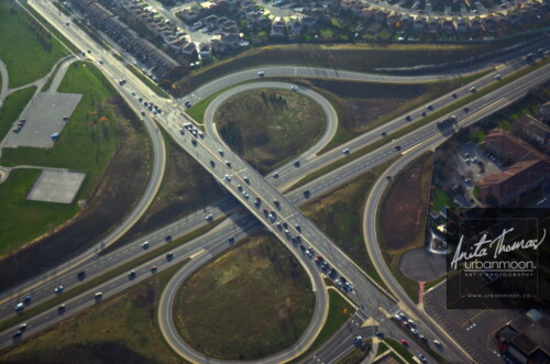 Aerial photography - Aerial of the Upper Wentworth ramps on the Lincoln Alexander Parkway
(C)Anita Thomas All Rights Reserved. aerial of the upper wentworth ramps on the linc