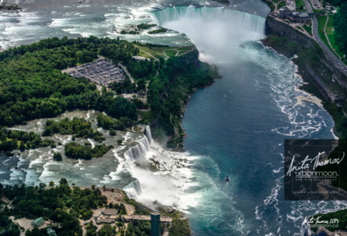 Aerial photography - The Horseshoe Falls, part of Niagara Falls
(C)Anita Thomas All Rights Reserved. aerial photography of niagara falls