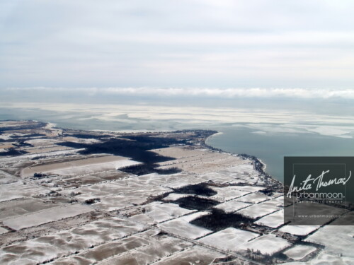 Aerial photography - Peacock Point is seen jutting out into Lake Erie. This is a really nice coastline to ride through in Ontario, Canada.
(C)Anita Thomas All Rights Reserved. aerial photography of peacock point
