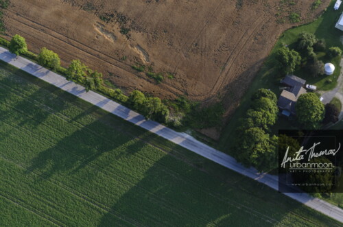 Aerial photography - Farmland, rural.
© Anita Thomas - Urbanmoon. All Rights Reserved. agriculture crops in farmland