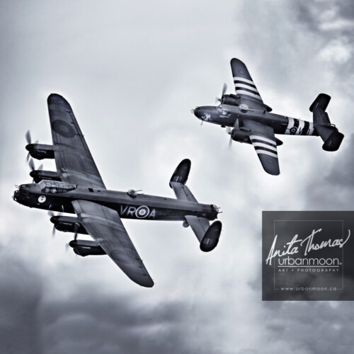 Aviation photography - Avro Lancaster Mk. X and the North American B-25J Mitchell Mk. III
© Anita Thomas - Urbanmoon. All Rights Reserved. avro lancaster and the b j mitchell