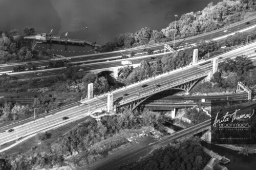 Nature photography - Aerial of the High Level bridge at Cootes Paradise in Hamilton, Ontario
© Anita Thomas - Urbanmoon. All Rights Reserved. aerial of the high level bridge at cootes paradise