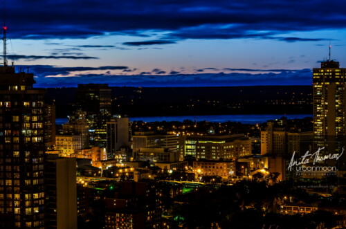 Aerial photography - Hamilton, Ontario at dusk.
© Anita Thomas - Urbanmoon. All Rights Reserved. aerial photography of hamilton ontario