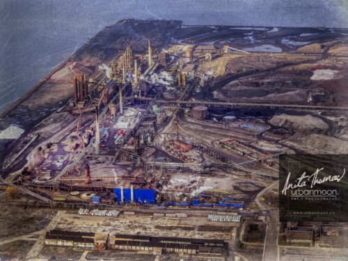 Aerial photography - The industrial sector of the City of Hamilton.
© Anita Thomas - Urbanmoon. All Rights Reserved. aerial photography of industry in hamilton