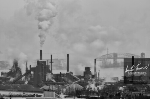 Aerial photography - The industrial sector of the City of Hamilton.
© Anita Thomas - Urbanmoon. All Rights Reserved. aerial photography of industry in hamilton