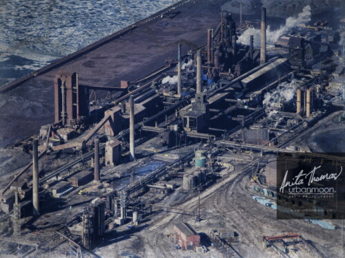 Aerial photography - The industrial sector of the City of Hamilton.
© Anita Thomas - Urbanmoon. All Rights Reserved. aerial photography of industry in hamilton