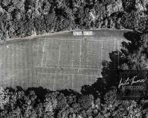 Aerial photography - University students playing football at McMaster in Hamilton, Ontario
© Anita Thomas - Urbanmoon. All Rights Reserved. aerial photography of students playing football