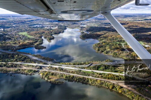 Nature photography - Cessna 172 flying over Cootes Paradise in Hamilton, Ontario during autumn.
© Anita Thomas - Urbanmoon. All Rights Reserved. cessna flying over cootes paradise