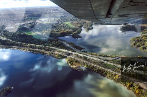 Nature photography - Cessna 172 flying over Cootes Paradise in Hamilton, Ontario during autumn.
© Anita Thomas - Urbanmoon. All Rights Reserved. cessna flying over cootes paradise