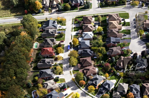 Aerial photography - Closely built houses in a suburban neighborhood of Hamilton, Ontario
© Anita Thomas - Urbanmoon. All Rights Reserved. closely built houses in a suburban neighborhood