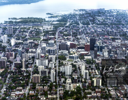Aerial photography - Hamilton, Ontario 
© Anita Thomas - Urbanmoon. All Rights Reserved. downtown hamilton ontario
