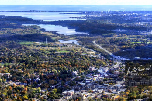 Aerial photography - Dundas with Cootes Paradise and Hamilton beyond
© Anita Thomas - Urbanmoon. All Rights Reserved. dundas and beyond
