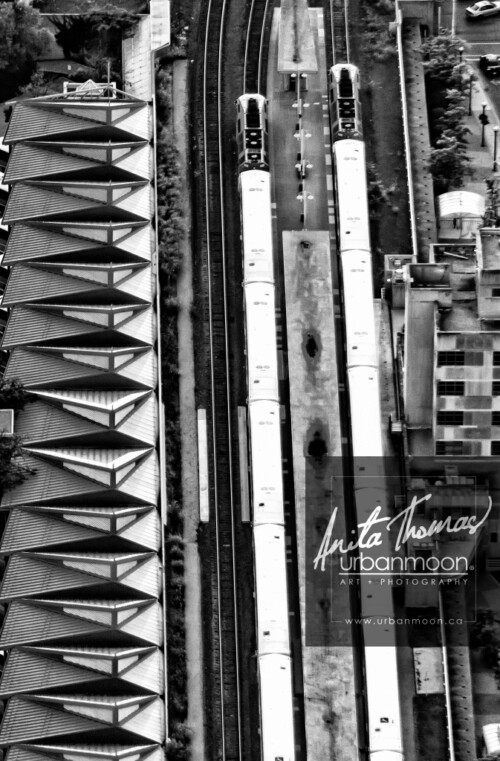 Aerial photography - Hamilton Go Station at Hunter 
© Anita Thomas - Urbanmoon. All Rights Reserved. hamilton go station at hunter