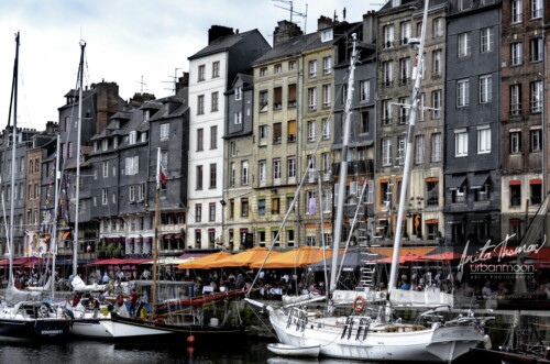 Landscape photography - Honfleur, a commune in the Calvados department in northwestern France. First written record is a reference by Richard III, Duke of Normandy, in 1027.
(C)Anita Thomas All Rights Reserved. honfleur harbor