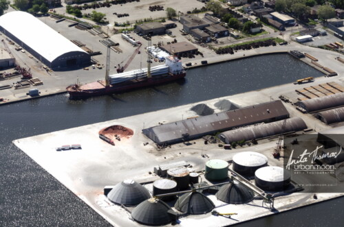 Aerial photography - Hamilton, Ontario 
© Anita Thomas - Urbanmoon. All Rights Reserved. port lands in hamilton ontario