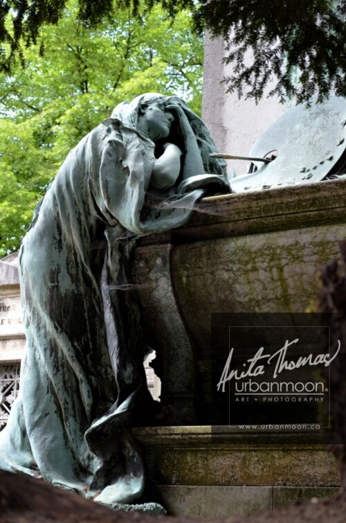 Statue weeps at a tomb in Père Lachaise Cemetery in Paris, France
© Anita Thomas - Urbanmoon. All Rights Reserved. statue weeps at a tomb in pere lachaise cemetery
