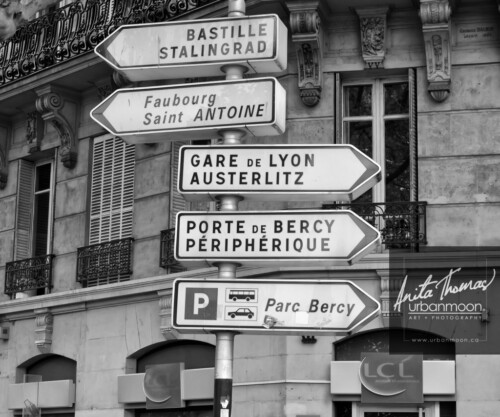 Urban photography - Paris, France
© Anita Thomas - Urbanmoon Photography. All Rights Reserved. street photography street signs
