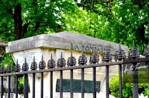 The tomb of La Fontaine at Père Lachaise Cemetery in Paris, France
© Anita Thomas - Urbanmoon. All Rights Reserved. the tomb of la fontaine at pere lachaise cemetery